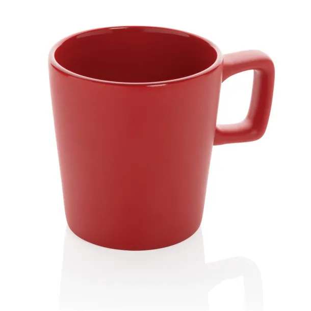  Keramička šalica za kavu, 300 ml - XD Collection Crvena