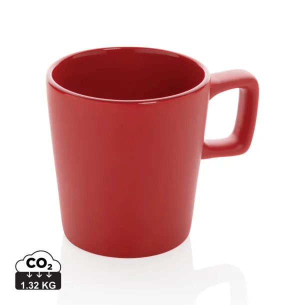  Ceramic modern coffee mug - XD Collection Crvena 