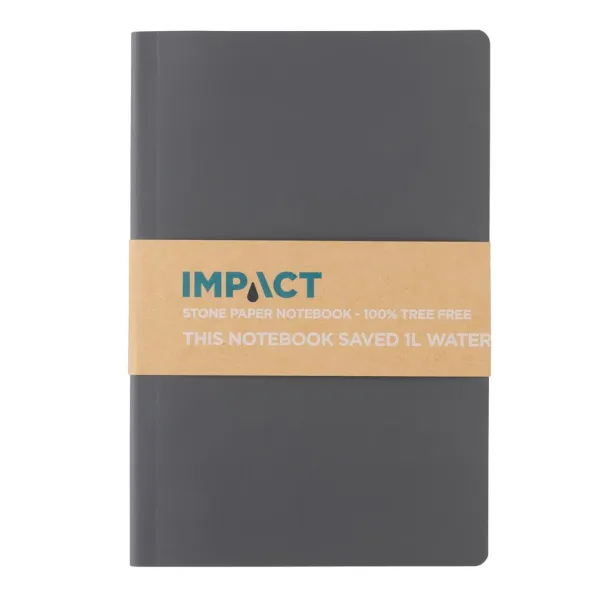  Impact softcover stone paper notebook A5 - XD Collection Anthracite 