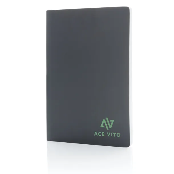  Impact softcover stone paper notebook A5 - XD Collection Anthracite 