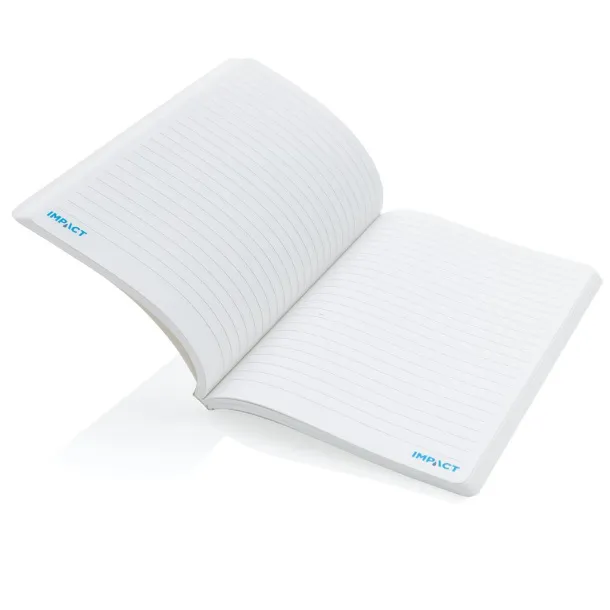  Impact softcover stone paper notebook A5 - XD Collection White 