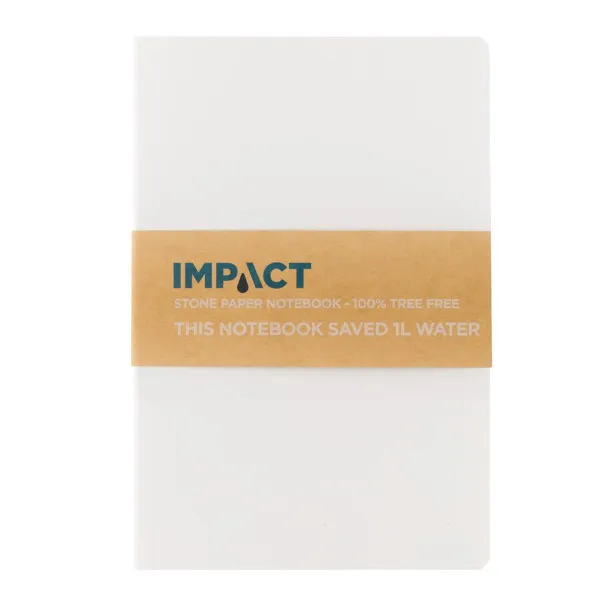  Impact A5 notes od kamenog papira - XD Collection Bijela 