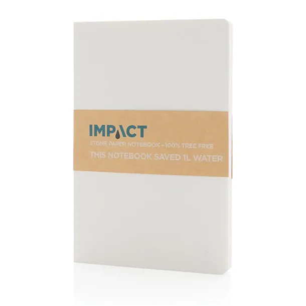  Impact A5 notes od kamenog papira - XD Collection Bijela 