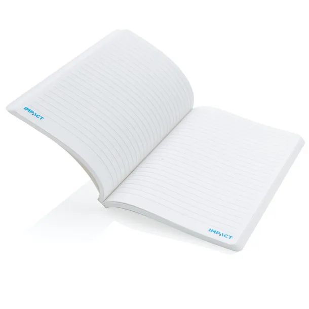  Impact softcover stone paper notebook A5 - XD Collection White 