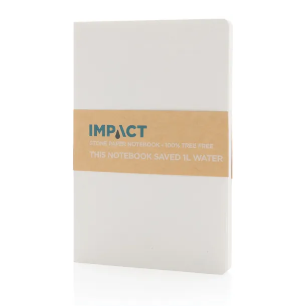  Impact A5 notes od kamenog papira - XD Collection Bijela 