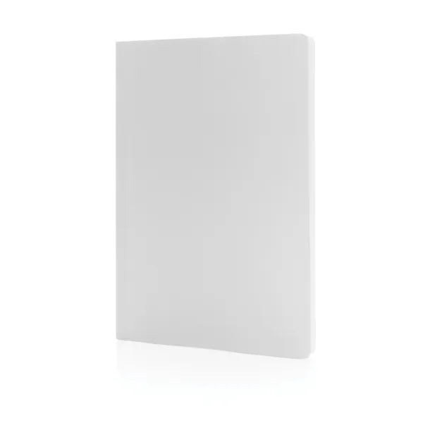  Impact softcover stone paper notebook A5 - XD Collection White 