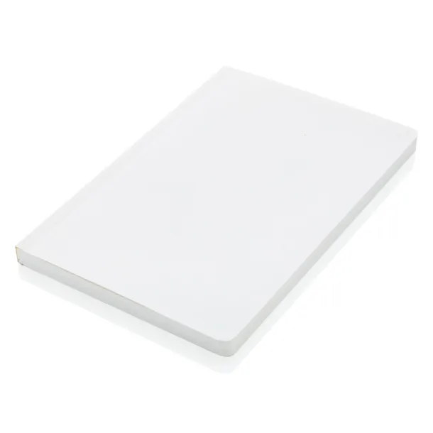  Impact softcover stone paper notebook A5 - XD Collection White 