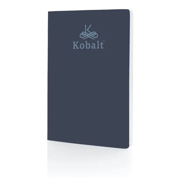  Impact softcover stone paper notebook A5 - XD Collection Navy Blue 