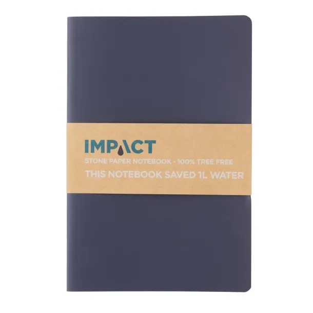  Impact softcover stone paper notebook A5 - XD Collection Navy Blue 