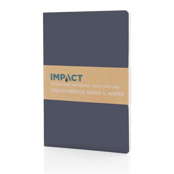  Impact A5 notes od kamenog papira - XD Collection Mornarsko plava 