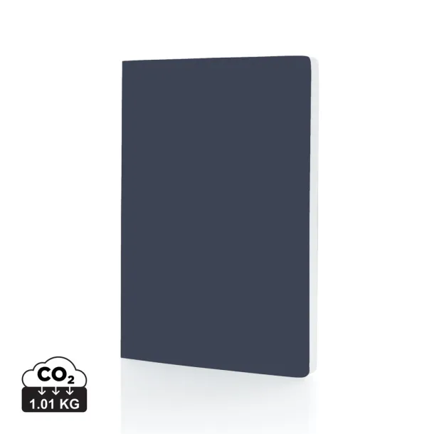  Impact softcover stone paper notebook A5 - XD Collection Navy Blue 