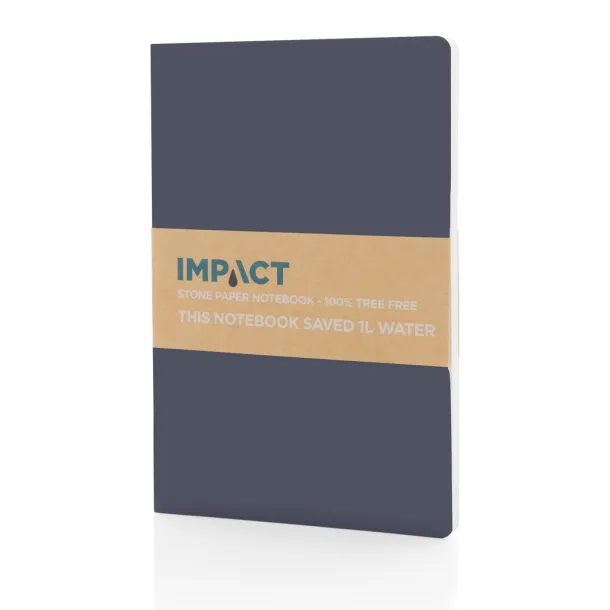  Impact A5 notes od kamenog papira - XD Collection Mornarsko plava 