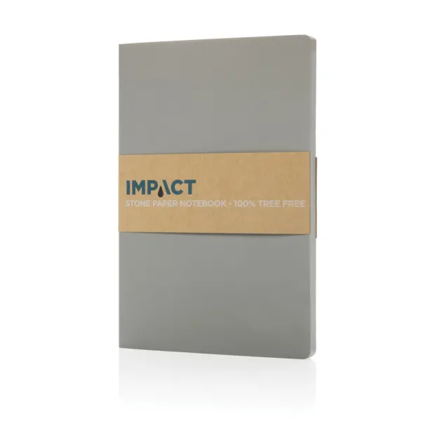  Impact A5 notes od kamenog papira - XD Collection Siva 