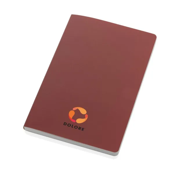  Impact softcover stone paper notebook A5 - XD Collection Crvena
