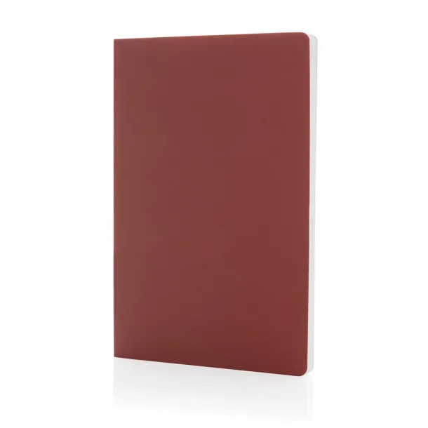  Impact softcover stone paper notebook A5 - XD Collection Crvena
