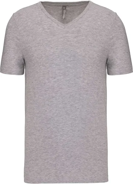  Muška V majica kratkih rukava - 160 g/m² - Kariban Light Grey Heather