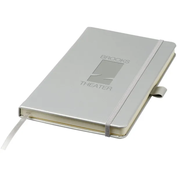 Nova A5 bound notebook - JournalBooks Silver