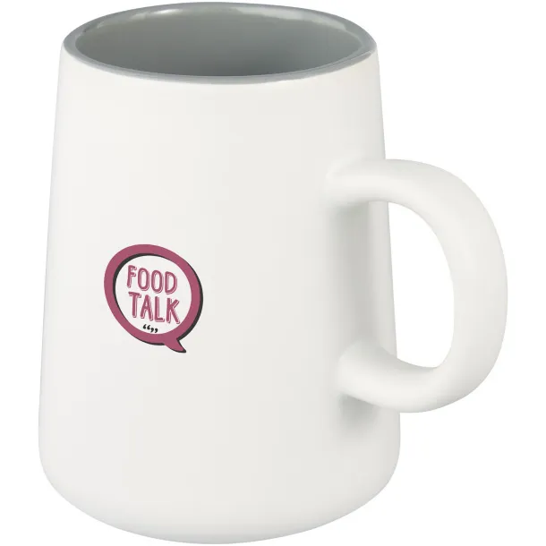 Joe 450 ml ceramic mug - Unbranded White