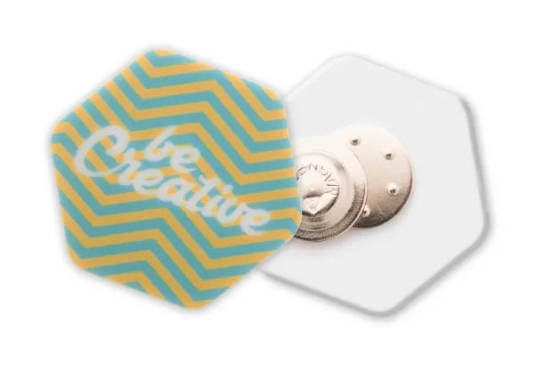 ColoBadge personalizirani bedž s magnetnom kopčom Bijela