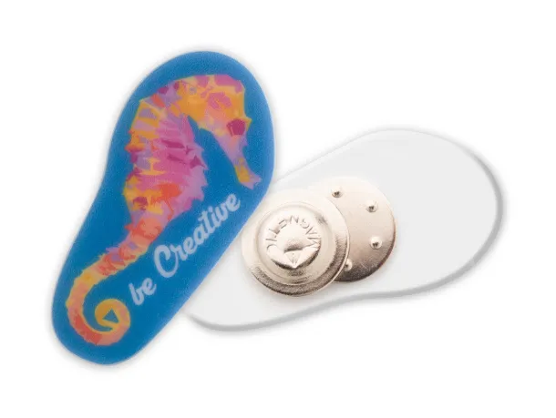 ColoBadge personalizirani bedž s magnetnom kopčom Bijela