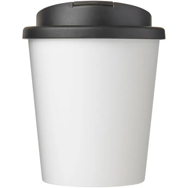 Americano Espresso® 250 ml tumbler with spill-proof lid - Unbranded White Solid black