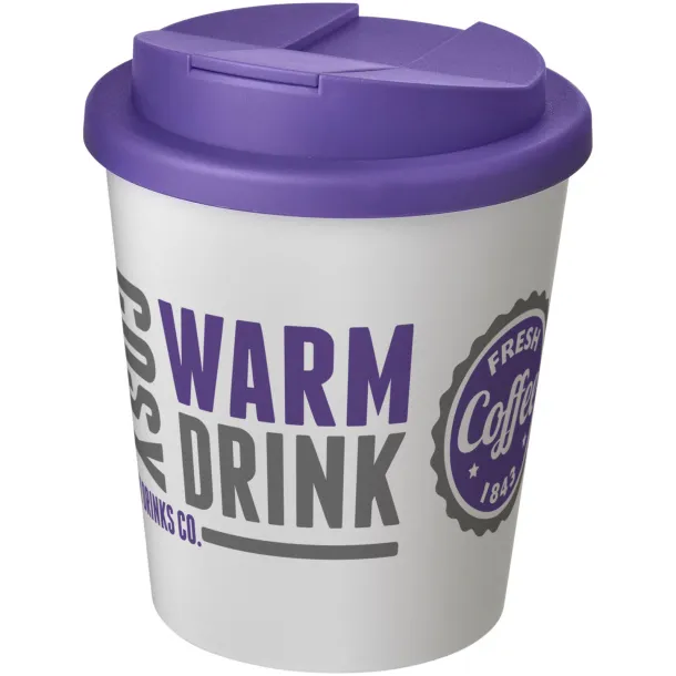 Americano Espresso® 250 ml tumbler with spill-proof lid - Unbranded White Purple