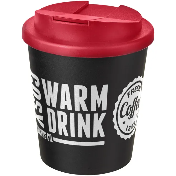 Americano Espresso® 250 ml tumbler with spill-proof lid Solid black Red