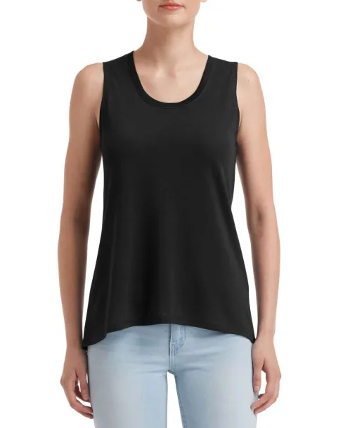  WOMEN'S FREEDOM SLEEVELESS TEE - Anvil Black