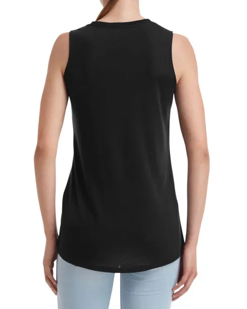  WOMEN'S FREEDOM SLEEVELESS TEE - Anvil Black