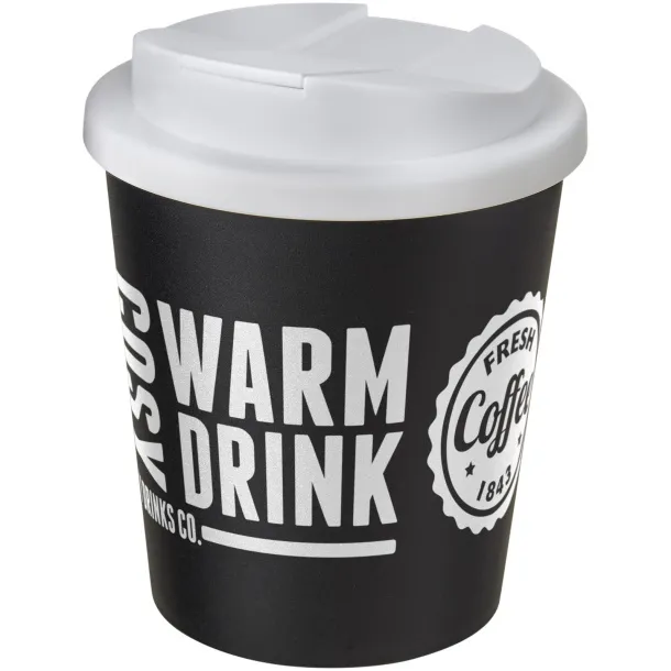 Americano Espresso® 250 ml tumbler with spill-proof lid Crna White
