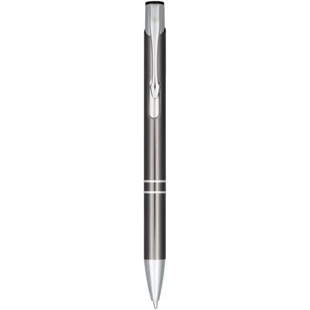 Moneta anodized aluminium click ballpoint pen Grey