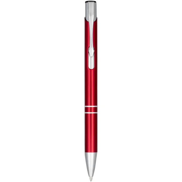 Moneta anodized aluminium click ballpoint pen Red