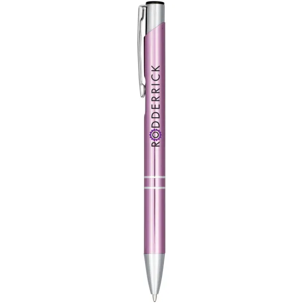 Moneta anodized aluminium click ballpoint pen Magenta