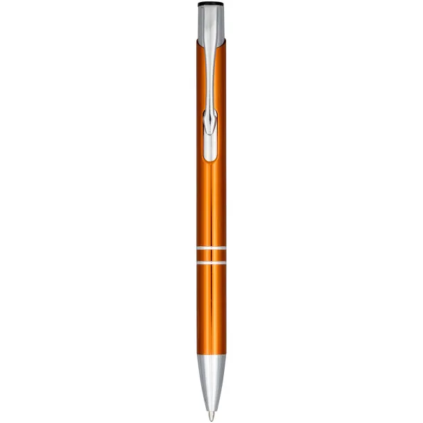 Moneta anodized aluminium click ballpoint pen Orange