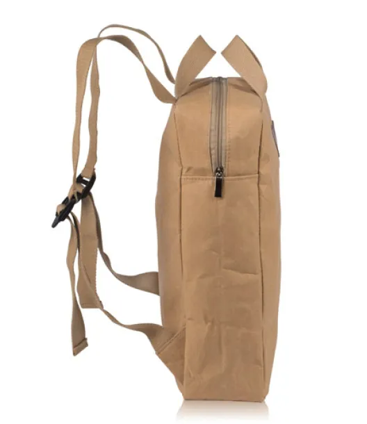 CHARTI Paper backpack Beige