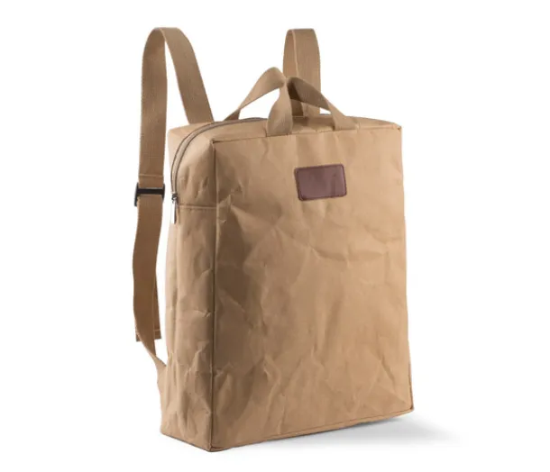 CHARTI Paper backpack Beige