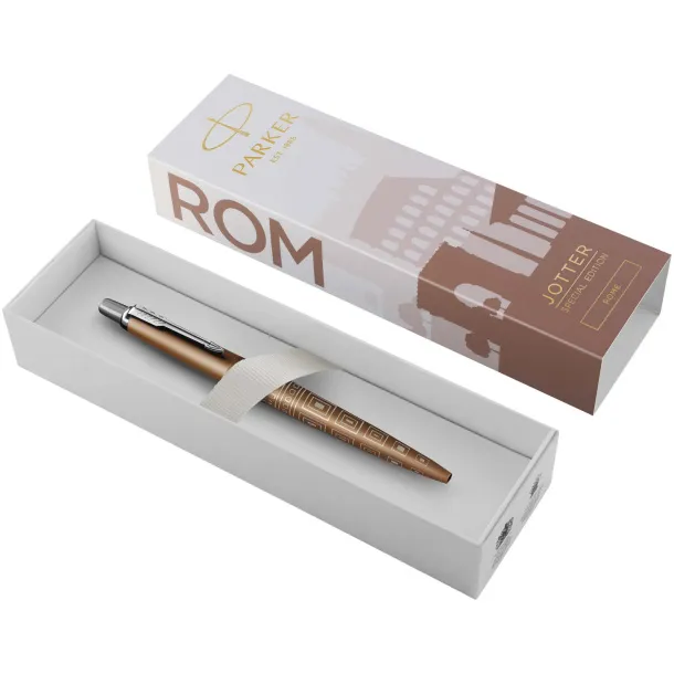 Parker Jotter SE Global Icons colour trim ballpoint pen - Parker Bronze