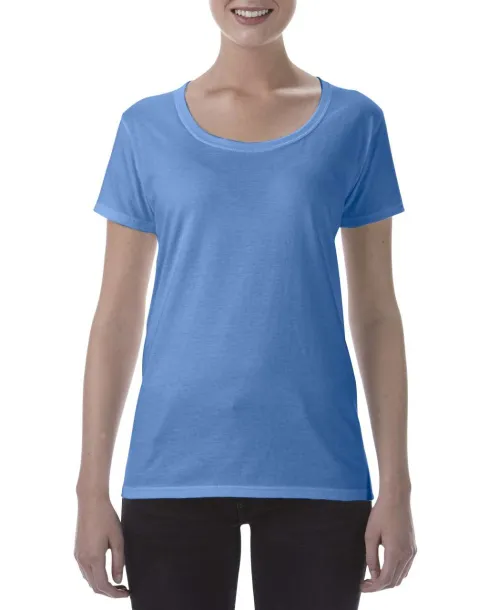  SOFTSTYLE® LADIES' DEEP SCOOP T-SHIRT - Gildan Heather Royal