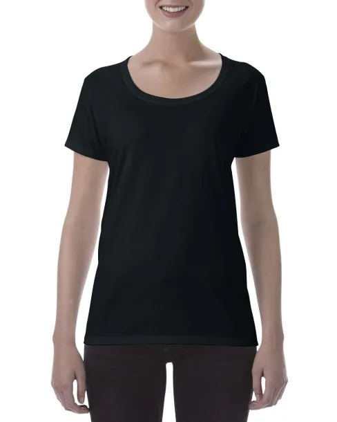  SOFTSTYLE® LADIES' DEEP SCOOP T-SHIRT - Gildan Black