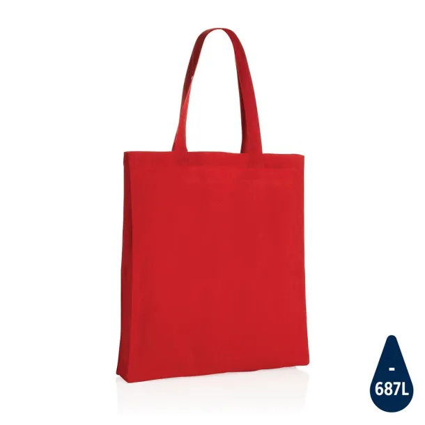  Impact AWARE™ Recycled cotton tote w/bottom, 145 g/m² - XD Collection Red 