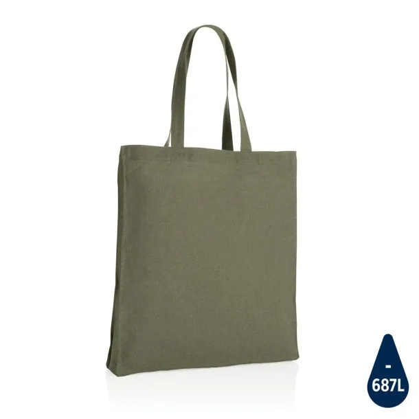  Impact AWARE™ Recycled cotton tote w/bottom, 145 g/m² - XD Collection Green 