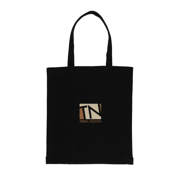  Impact AWARE™ Recycled cotton tote w/bottom, 145 g/m² - XD Collection Black 