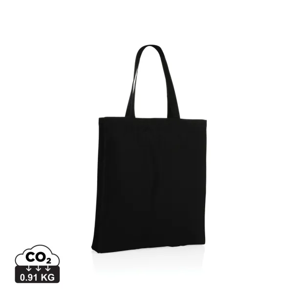  Impact AWARE™ Recycled cotton tote w/bottom, 145 g/m² - XD Collection Black 