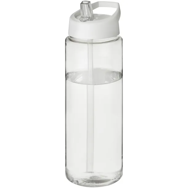 H2O Vibe 850 ml spout lid sport bottle - Unbranded White White