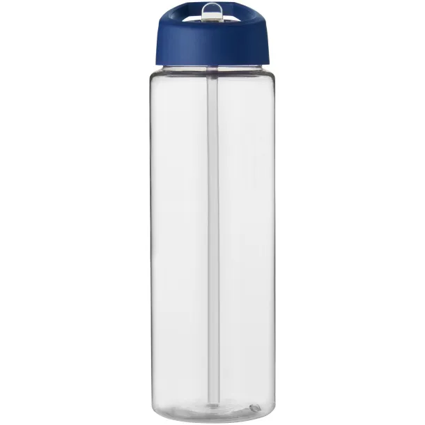 H2O Vibe 850 ml spout lid sport bottle - Unbranded White Blue