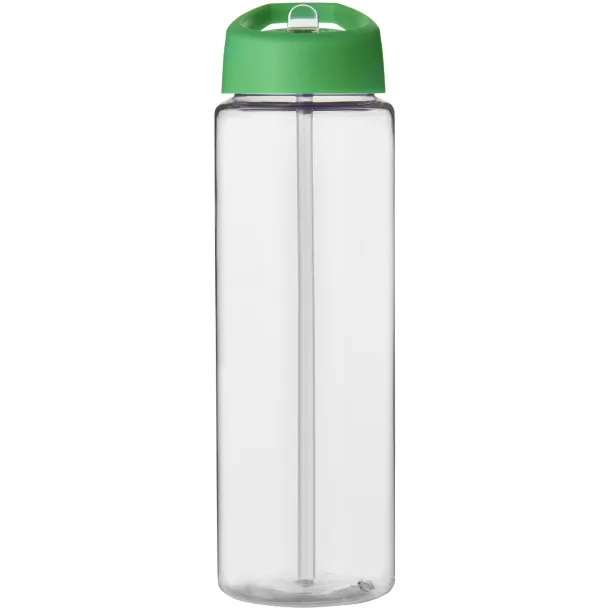 H2O Vibe 850 ml spout lid sport bottle - Unbranded White Green