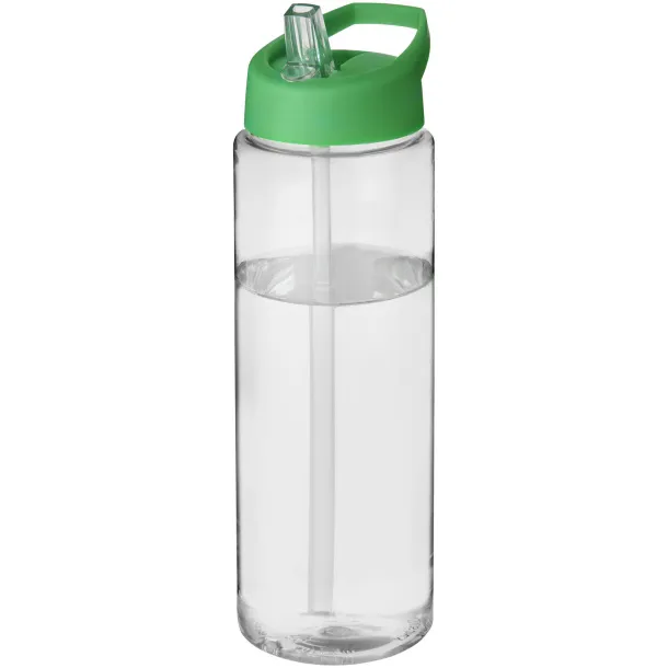 H2O Vibe 850 ml spout lid sport bottle - Unbranded White Green