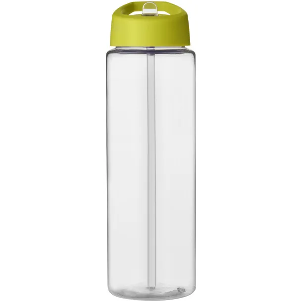 H2O Vibe 850 ml spout lid sport bottle - Unbranded White Lime