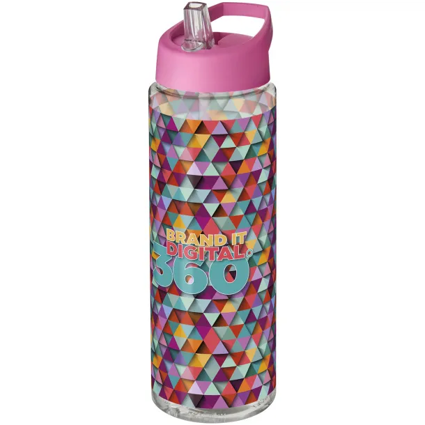 H2O Vibe sportska boca, 750 ml Bijela Pink