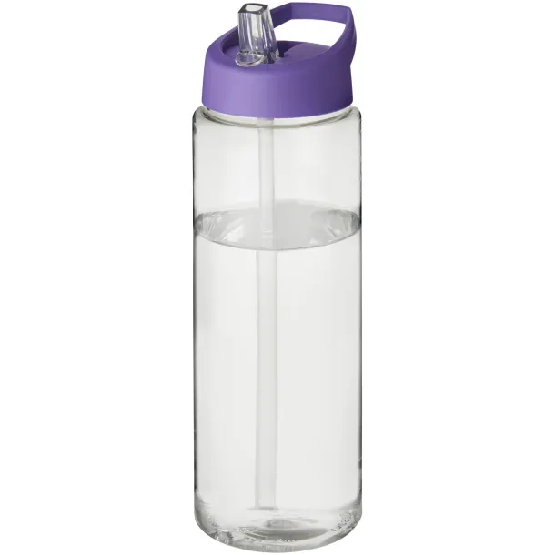 H2O Vibe 850 ml spout lid sport bottle - Unbranded White Purple